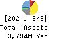 Kushim, Inc. Balance Sheet 2021年Oct期 Kushim, Inc. Balance Sheet 2021年10月期