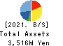 COVER Corporation Balance Sheet 2021年Mar期 COVER Corporation Balance Sheet 2021年3月期
