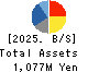 CyberStep,Inc. Balance Sheet 2025年May期 CyberStep,Inc. Balance Sheet 2025年5月期
