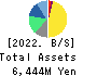 Kushim, Inc. Balance Sheet 2022年10月期