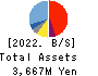 TABIKOBO Co. Ltd. Balance Sheet 2022年3月期