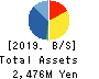 PIXEL COMPANYZ INC. Balance Sheet 2019年Dec期 PIXEL COMPANYZ INC. Balance Sheet 2019年12月期