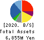 TAY TWO CO.,LTD. Balance Sheet 2020年Feb期 TAY TWO CO.,LTD. Balance Sheet 2020年2月期