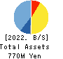 Kudan Inc. Balance Sheet 2022年Mar期 Kudan Inc. Balance Sheet 2022年3月期