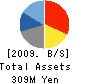 Nihon Industrial Holdings Co.,Ltd. Balance Sheet 2009年6月期
