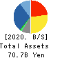 HAPPINET CORPORATION Balance Sheet 2020年3月期