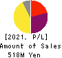 Metaplanet Inc. Profit and Loss Account 2021年12月期