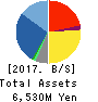 PCI Holdings,INC. Balance Sheet 2017年9月期