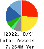 SPACE SHOWER SKIYAKI HOLDINGS INC. Balance Sheet 2022年3月期