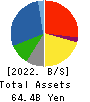 HASHIMOTO SOGYO HOLDINGS CO.,LTD. Balance Sheet 2022年3月期