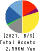 SIG Group Co.,Ltd. Balance Sheet 2021年3月期