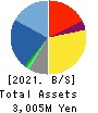 gooddays holdings,Inc. Balance Sheet 2021年3月期