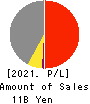 Yuki Gosei Kogyo Co.,Ltd. Profit and Loss Account 2021年3月期