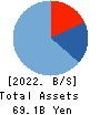 DEMAE-CAN CO.,LTD Balance Sheet 2022年8月期