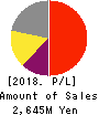 Information Planning CO.,LTD. Profit and Loss Account 2018年9月期