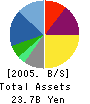 Internet Research Institute,Inc. Balance Sheet 2005年6月期