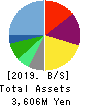MRT Inc. Balance Sheet 2019年12月期