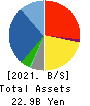 ZETT CORPORATION Balance Sheet 2021年3月期