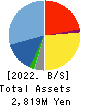 GENOVA,Inc. Balance Sheet 2022年3月期