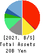 CHIMNEY CO.,LTD. Balance Sheet 2021年Mar期 CHIMNEY CO.,LTD. Balance Sheet 2021年3月期