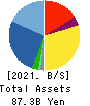MCJ Co.,Ltd. Balance Sheet 2021年Mar期 MCJ Co.,Ltd. Balance Sheet 2021年3月期