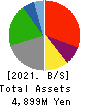 TAYA Co.,Ltd. Balance Sheet 2021年3月期