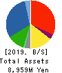 SHOEI CORPORATION Balance Sheet 2019年3月期