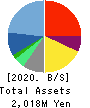 DreamArts Corporation Balance Sheet 2020年12月期