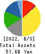 TOMOE CORPORATION Balance Sheet 2022年Mar期 TOMOE CORPORATION Balance Sheet 2022年3月期