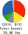 HASHIMOTO SOGYO HOLDINGS CO.,LTD. Balance Sheet 2018年Mar期 HASHIMOTO SOGYO HOLDINGS CO.,LTD. Balance Sheet 2018年3月期