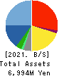 Broadmedia Corporation Balance Sheet 2021年Mar期 Broadmedia Corporation Balance Sheet 2021年3月期
