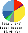 VISION INC. Balance Sheet 2021年12月期