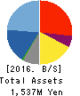 tella,Inc. Balance Sheet 2016年Dec期 tella,Inc. Balance Sheet 2016年12月期