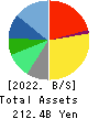 AIN HOLDINGS INC. Balance Sheet 2022年4月期