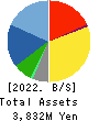 MURAKI CORPORATION Balance Sheet 2022年Mar期 MURAKI CORPORATION Balance Sheet 2022年3月期