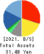 FORVAL CORPORATION Balance Sheet 2021年3月期