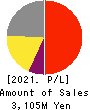 HOLON CO.,LTD. Profit and Loss Account 2021年3月期