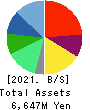 INEST,Inc. Balance Sheet 2021年3月期