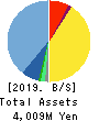 MedPeer,Inc. Balance Sheet 2019年Sep期 MedPeer,Inc. Balance Sheet 2019年9月期
