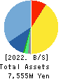 Kitanotatsujin Corporation Balance Sheet 2022年2月期
