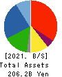 JK Holdings Co., Ltd. Balance Sheet 2021年3月期