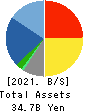 JBCC Holdings Inc. Balance Sheet 2021年Mar期 JBCC Holdings Inc. Balance Sheet 2021年3月期