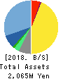 Datasection Inc. Balance Sheet 2018年Mar期 Datasection Inc. Balance Sheet 2018年3月期