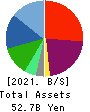 PIA CORPORATION Balance Sheet 2021年Mar期 PIA CORPORATION Balance Sheet 2021年3月期