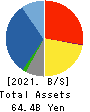 TSUBAKIMOTO KOGYO CO.,LTD. Balance Sheet 2021年3月期