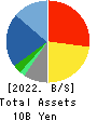 YE DIGITAL Corporation Balance Sheet 2022年2月期