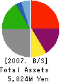 TEN CORPORATION Balance Sheet 2007年3月期