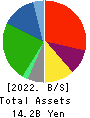 Miahelsa Holdings Corporation Balance Sheet 2022年Mar期 Miahelsa Holdings Corporation Balance Sheet 2022年3月期