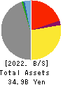 Integral Corporation Balance Sheet 2022年12月期