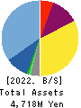 STELLA PHARMA CORPORATION Balance Sheet 2022年3月期